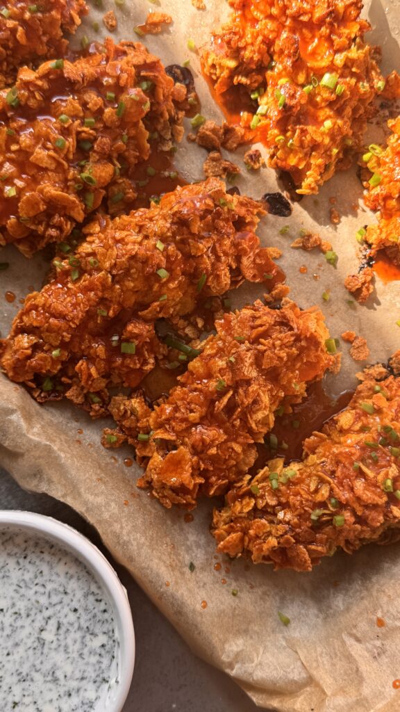 sticky baked chicken tenders
