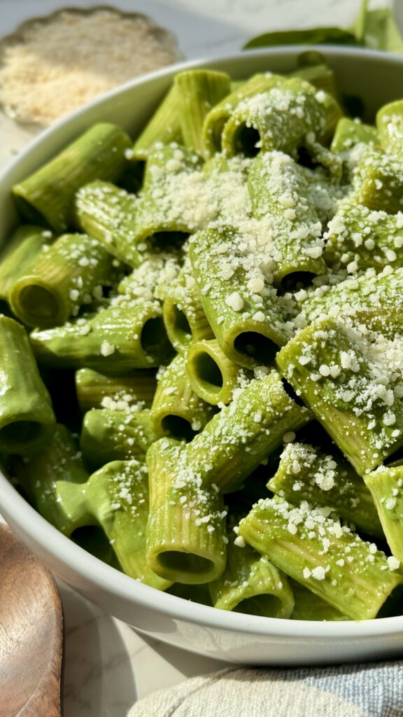 creamy spinach pasta
