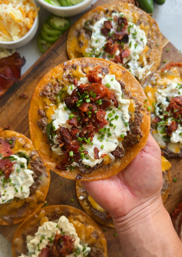 jalapeno popper smash tacos