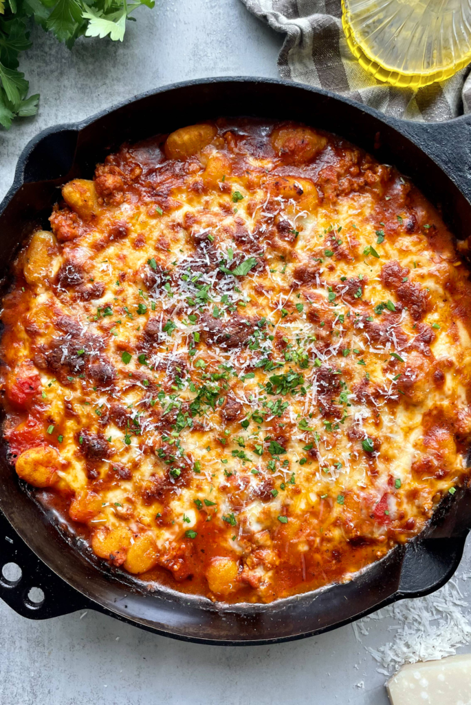 chicken parmesan gnocchi
