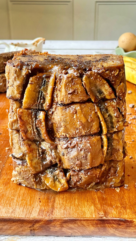 mocha latte banana bread
