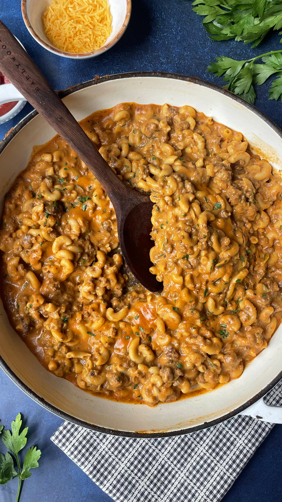 cheeseburger pasta