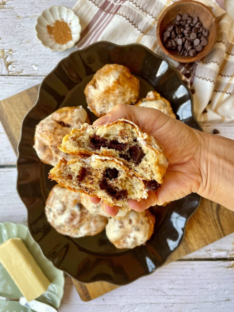 Chocolate Chip Cottage Cheese Biscuits