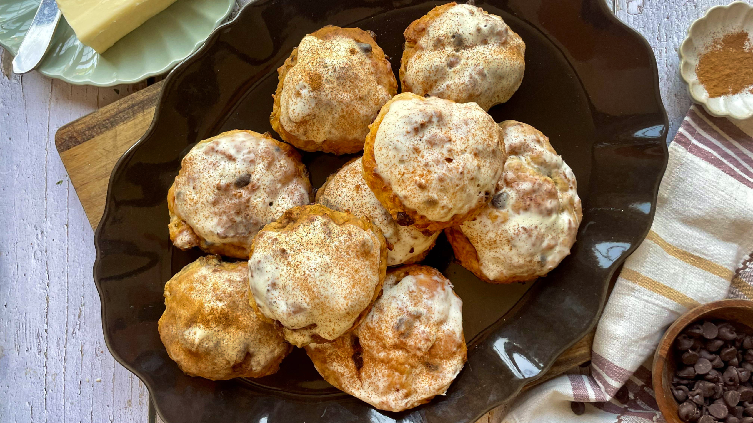 chocolate chip cottage cheese biscuits