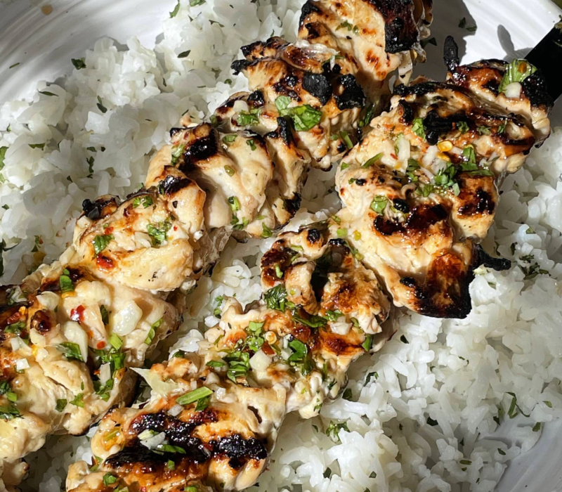 Cilantro Lime Kebabs