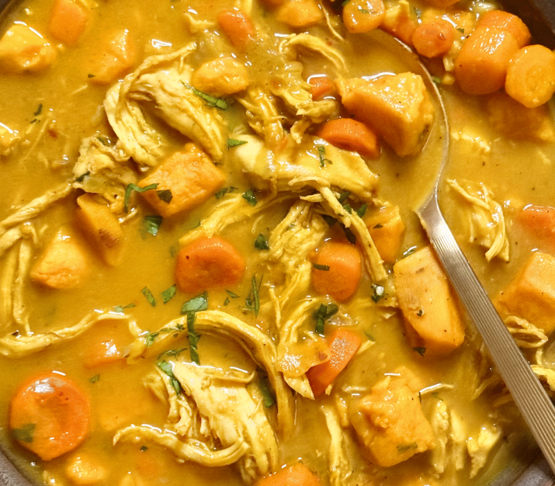Coconut Curry Chicken Soup