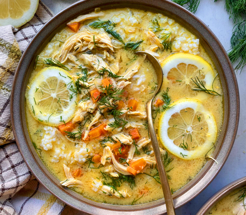 Lemon Chicken & RIce Soup