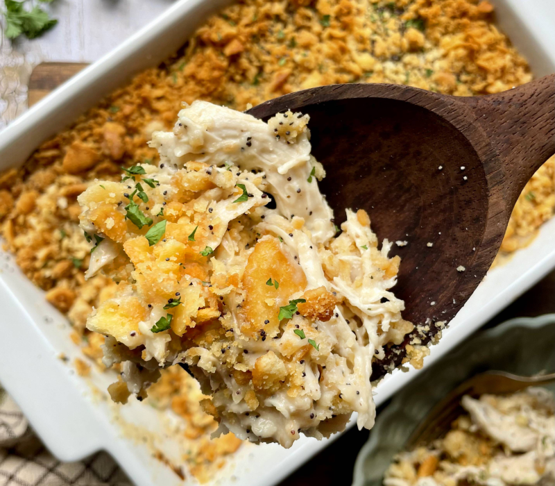 poppyseed casserole chicken dish