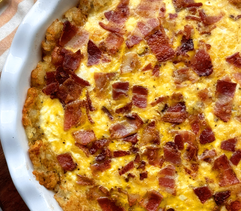 tater tot breakfast pie